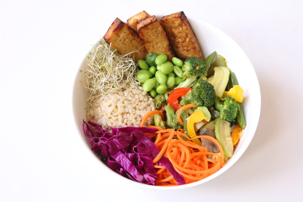 Vegan Asian Inspired Meal Prep Bowl One Arab Vegan